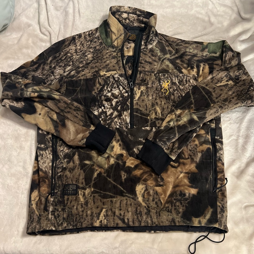 Browning Black and Tan Camo Pullover
